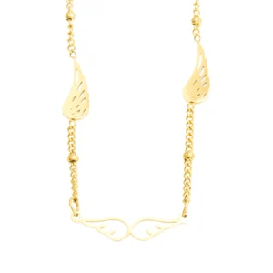 Bransoletka damska złota Skrzydło stal chirurgiczna skrzydełko skrzydła