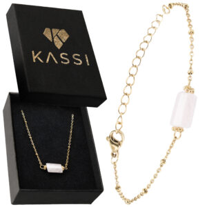 bransoletka damska z różowym kwarcem – wyjątkowa dla dziewczyny biżuteria