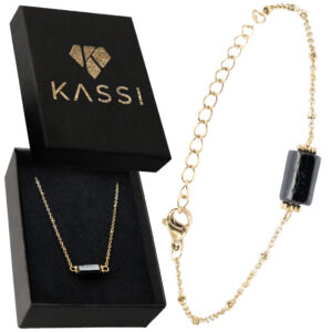 ochronna bransoletka z czarnym turmalinem – autentyczna biżuteria z kamieni