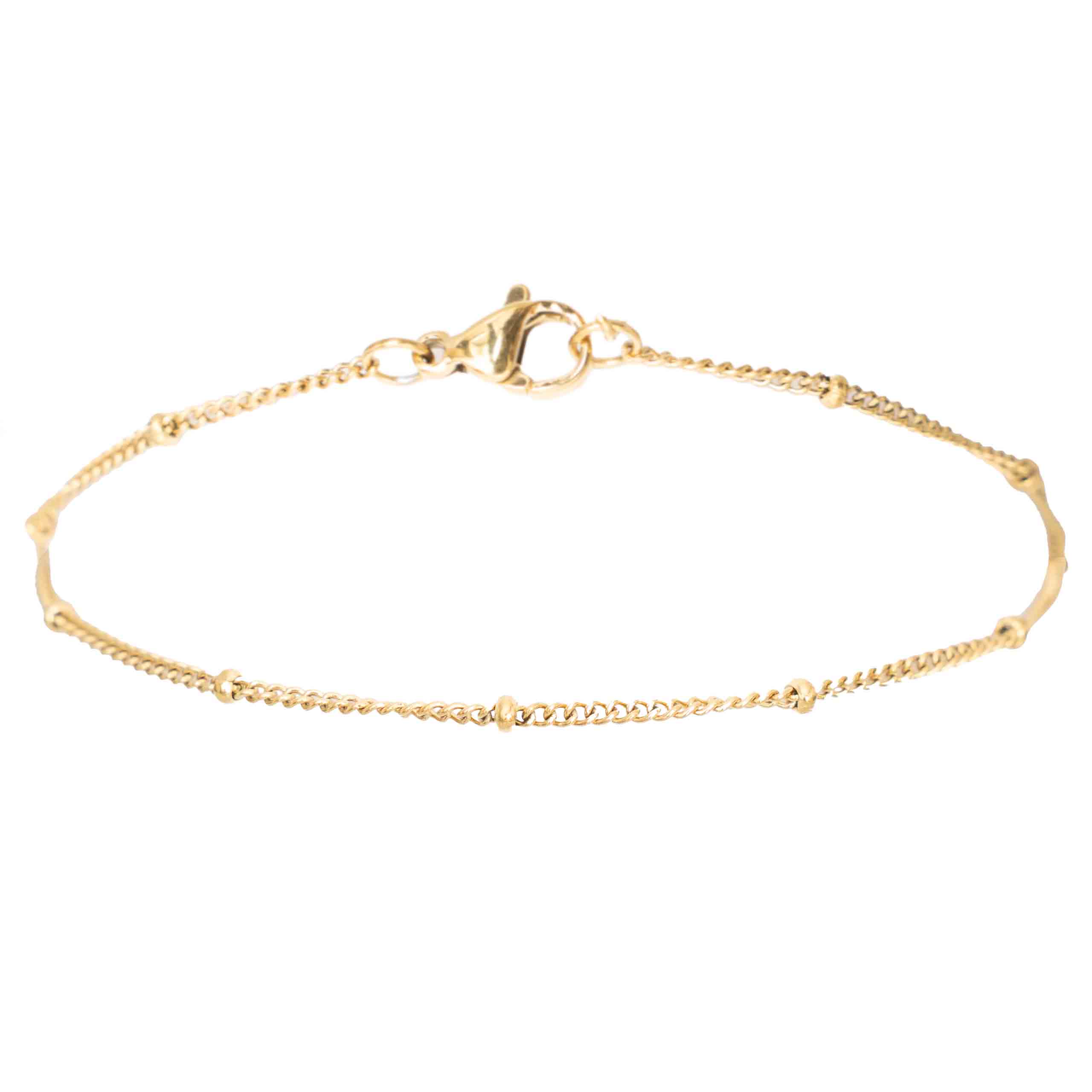 Elegancka bransoletka na kostkę ze stali 316L