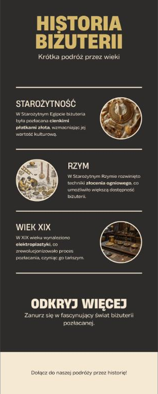 Krótka historia biżuterii pozłacanej - od starożytnego Egiptu po XIX-wieczną elektroplastykę